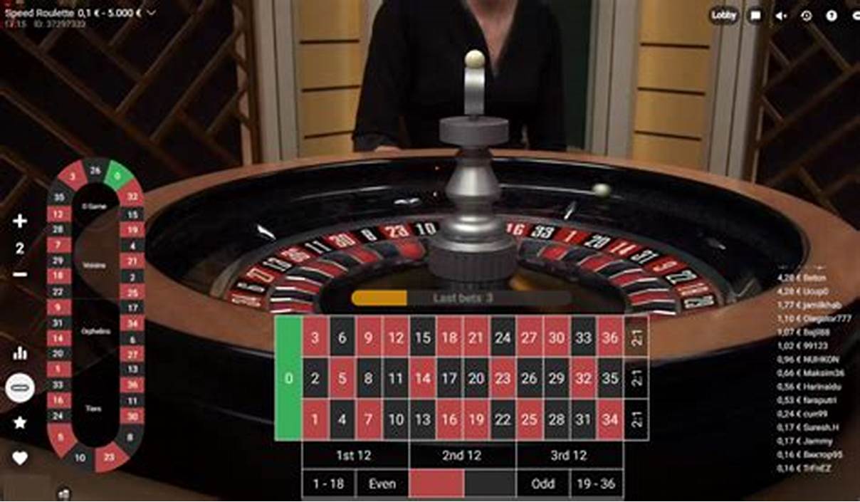 Speed Roulette 1：Pragmatic Playのライブカジノゲーム